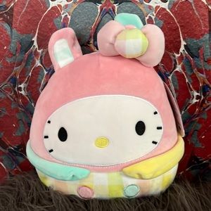 NWT Hello Kitty Easter Bunny Squishmallow 8"